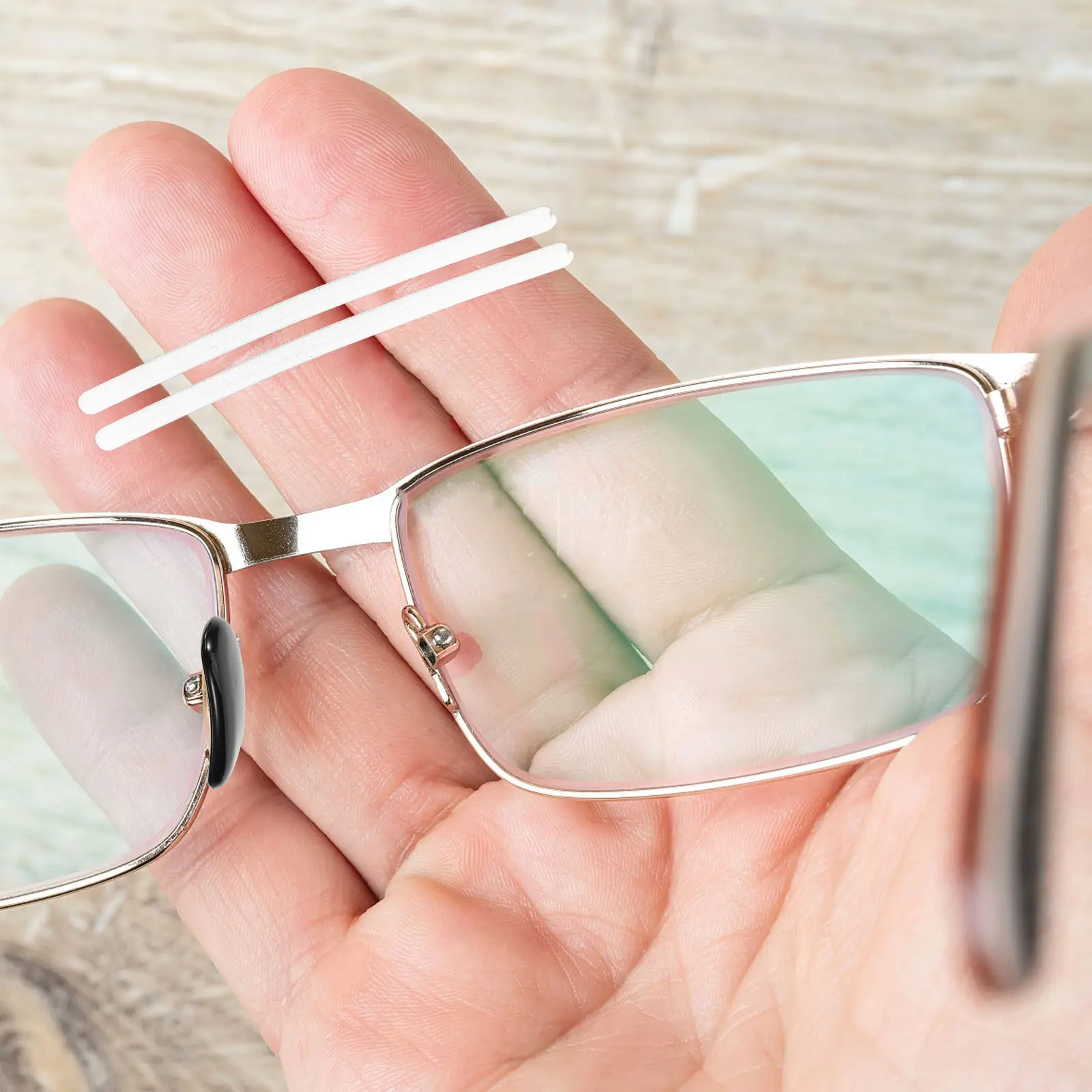 4Pairs Eyeglass Ear Grips Silicone Anti-Skid Glasses Comfortable Flexible Temple Tips for Running Climbing Outdoor