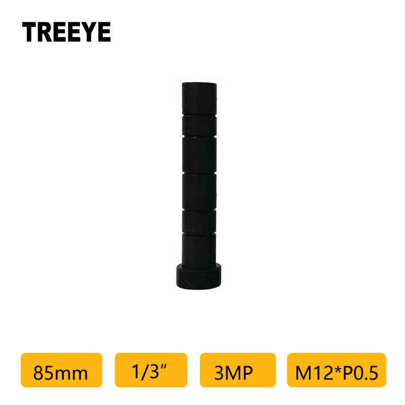 

HD 3MP 85mm Telephoto Lens 1/3" M12 CCTV Lens Security Camera Lens long distance View Manual Focus Action Camera Drones Lens