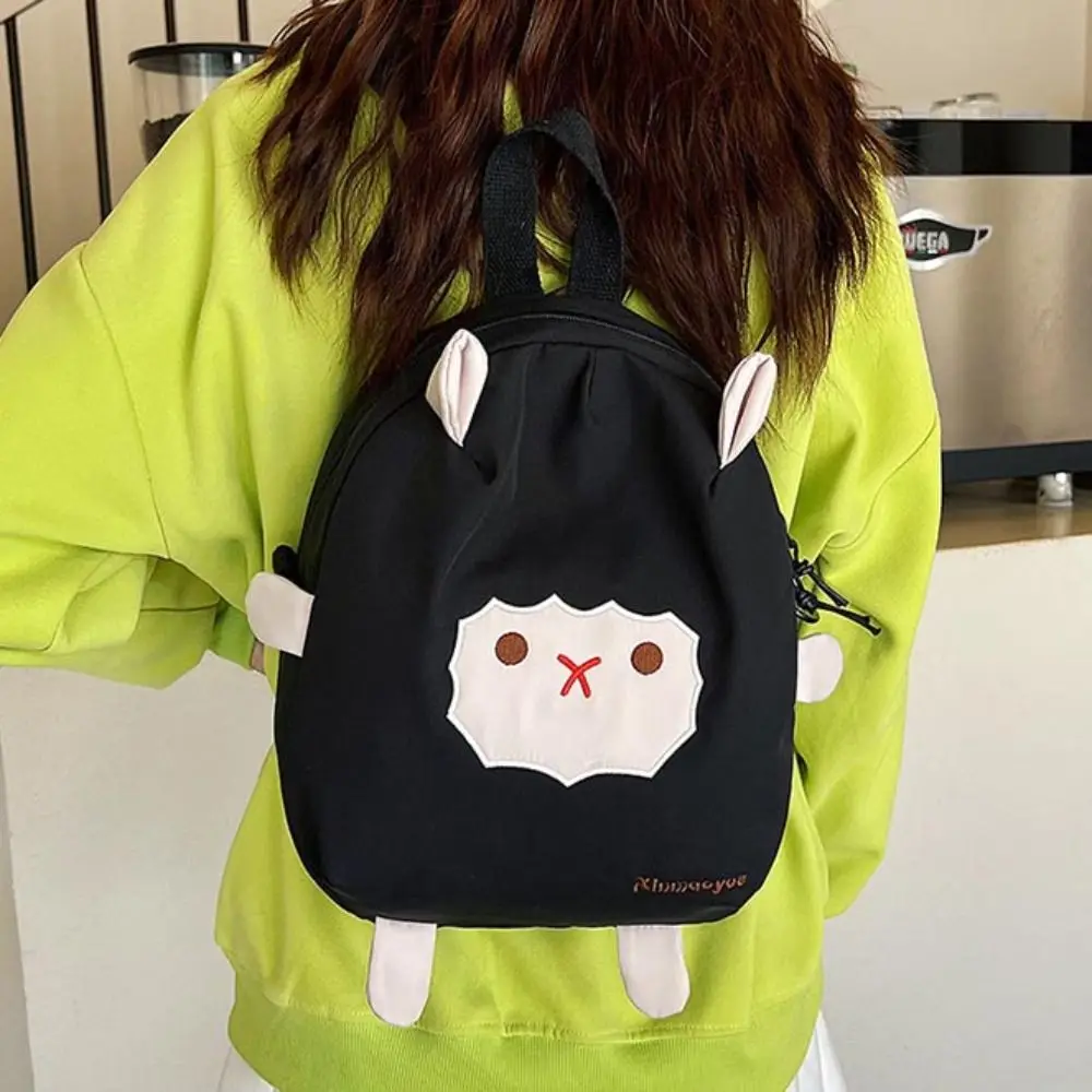 

Creative Cartoon Sheep Shape Schoolbag Funny Korean Style Students Backpack Kawaii Portable Children Casual Daypack Outdoor