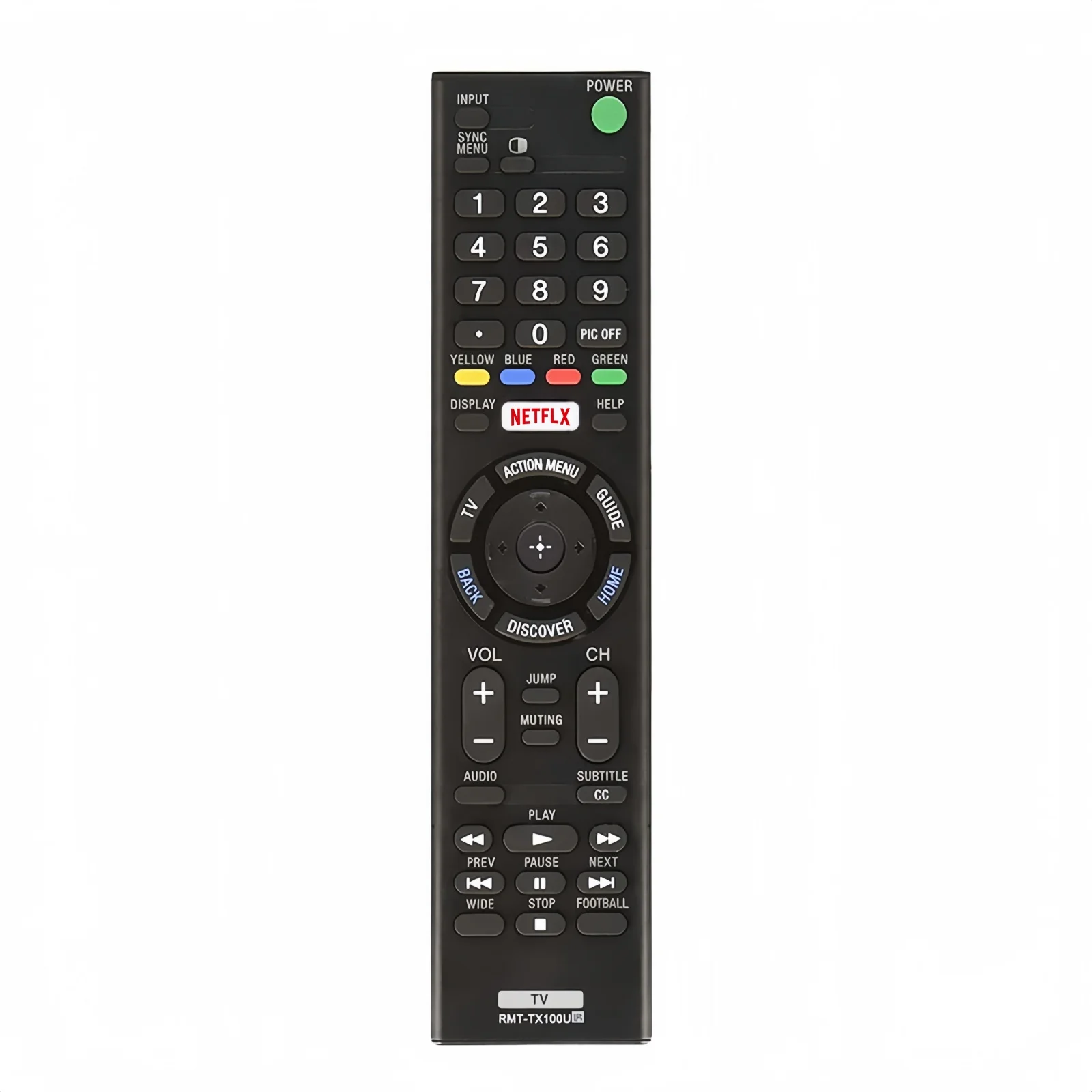 RMT-TX100U Replacement Remote Control Universal for Sony Bravia TV,Compatible with Sony LCD LED HDTV UHD Smart TV,NO Setup