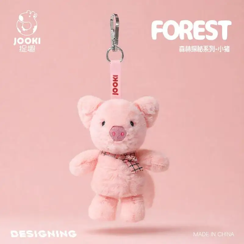 Le dernier pendentif de sac à dos de cochon de simulation de Jellecat rempli de jouets en peluche, cadeaux d'anniversaire pour enfants mignons de dessin animé, poupée amusante