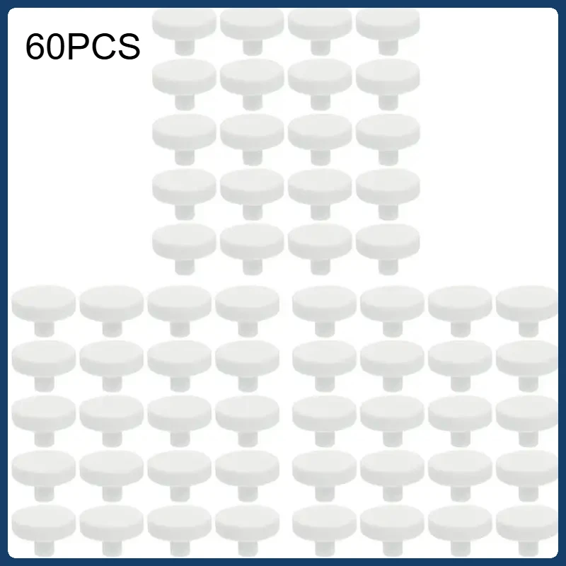 60PCS Aquarium Coral Stand Base Holder Corals Frag Plugs Coral Ceramic Frag Rack Fish Tank T Shaped Corals Support Stand Base