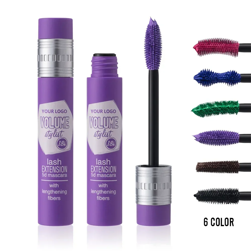 Bunte Wimperntusche, langlebig, wasserfest, dicht, schlank und kräuselnd, nicht verschmierend und verklumpend, natürliche Wimpern, einfach aufzutragen, 2025