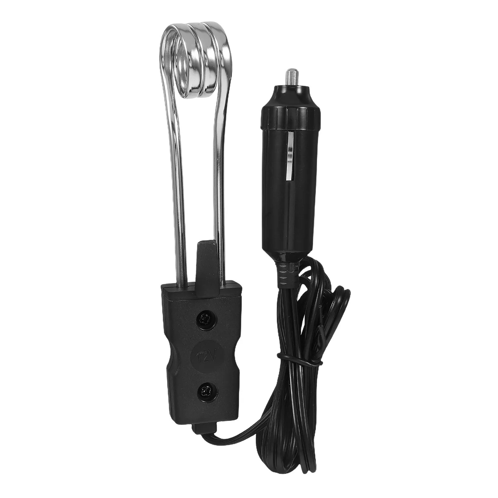 Portable Car Water Heater 12V Immersion Electric Booster for Travel Tea Coffee Soup Instant Vehicle Beverage Warmer