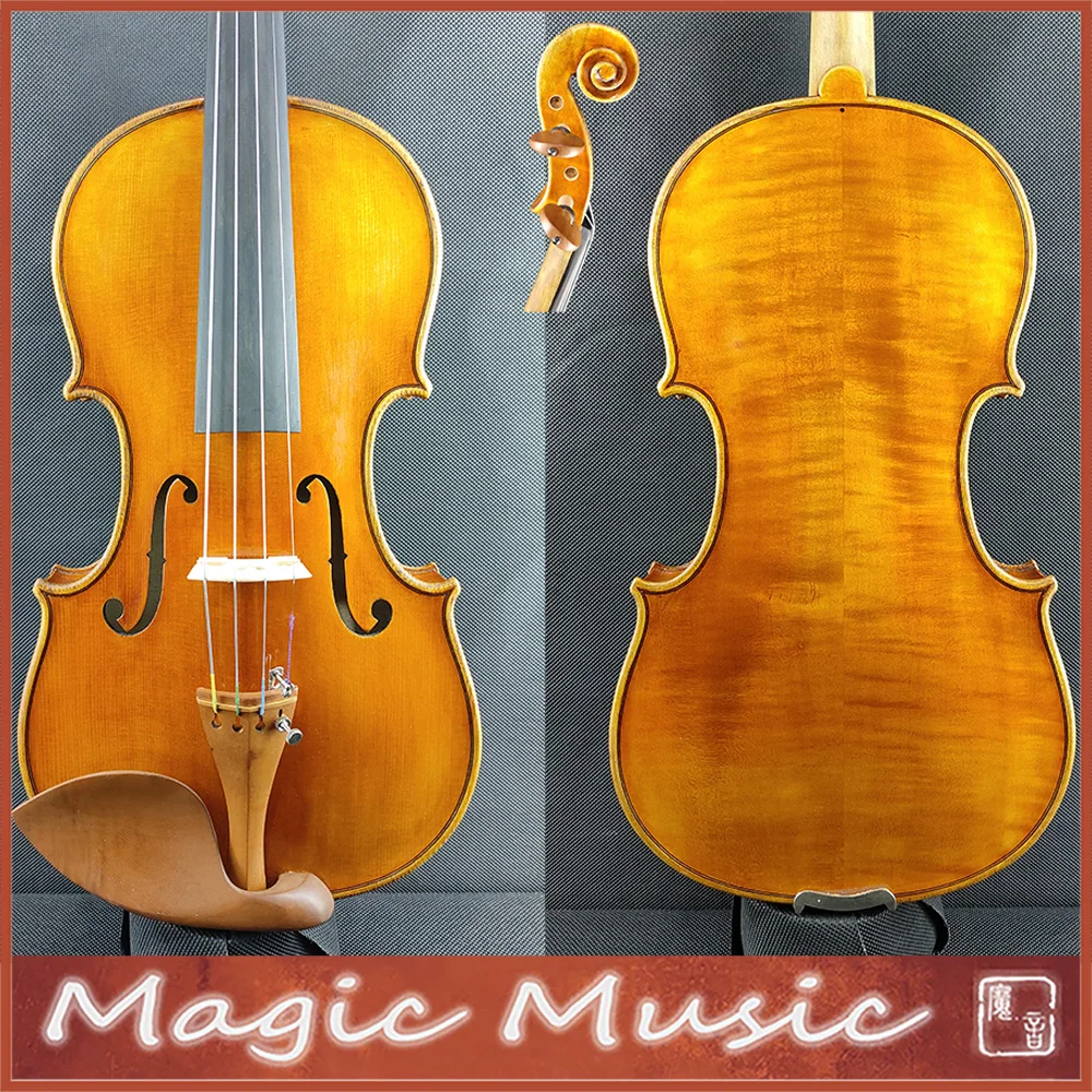 SELECTED 50 Years Old Spruce Copy of a 19th Century French Violin 4/4 Size Amati Model Handmade Oil Varnish