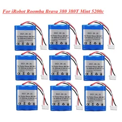 Original 7.2v 3000mah For iRobot Roomba Brava 380 380T Mint 5200c Ni-MH upgrade 2500mAh 3.0Ah 7.2v Rechargeable battery 1-10pcs