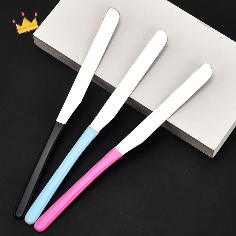 

Professional Stainless Steel Foundation Spatula Durable Portable Palette Stick Scraper Multifunction Mixing Liquid Mask