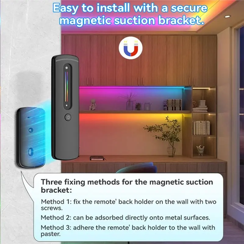 A76I-Voice Control App Remote RGB RGBW LED Controller Smart Wifi Bluetooth 16M Colors 2700-6500K CCT Music Sync Tuya Life