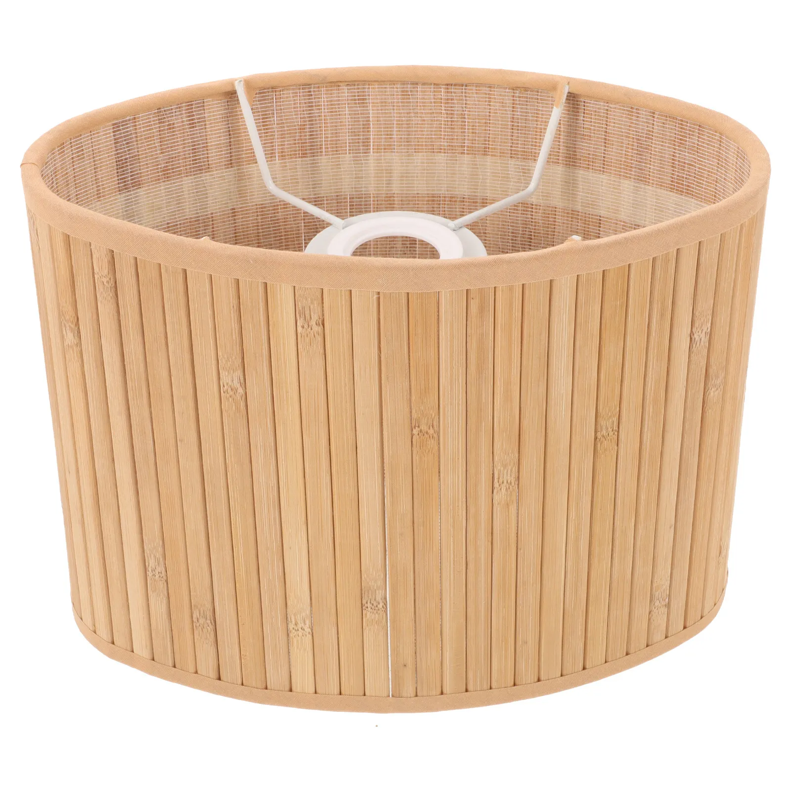 

Bamboo Oval Lamp Shade Handwoven Fiber Woven Lampshade for Table Lamps Small Spaces Tea Room Bar Inn E27 E14 Socket