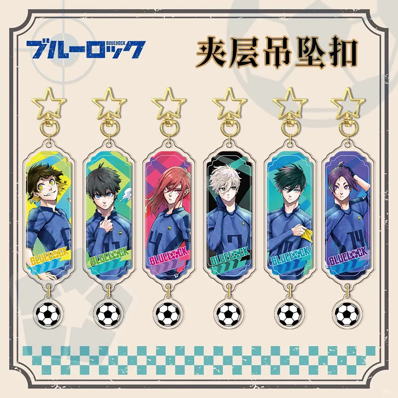 الأزرق قفل الطبقات فينوس المفاتيح 2D أنيمي الاكريليك ملحق سحر مخصص D دعم الطباعة #1