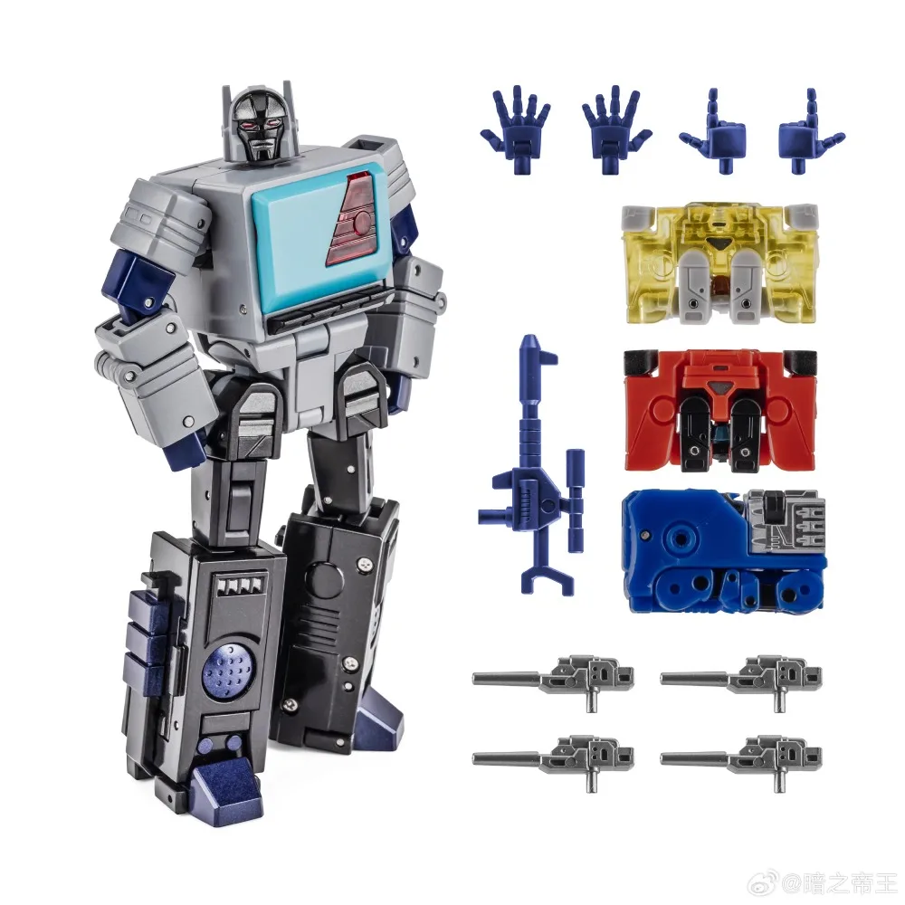 En Stock, juguete transformable de proporción pequeña NA H62 H62EX G1, grabadora, espejo, juguete, color transparente