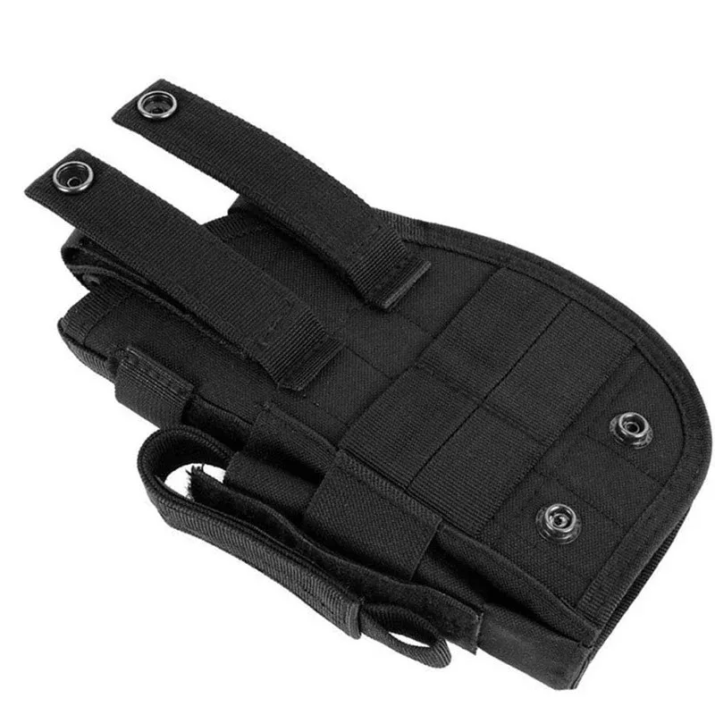 Nylonowa kabura taktyczna na broń pas biodrowy uniwersalna prawa kabura pistoletowa Molle do strzelania z polowania Airsoft