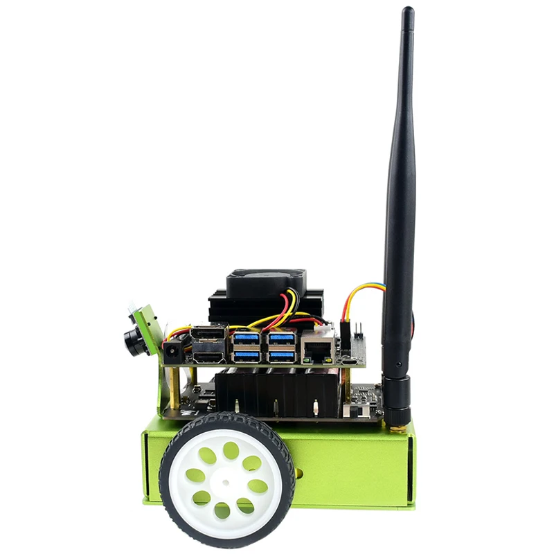 Kit de robô Nvidia Jetbot Smart AI para Jetson Nano B01Kit de desenvolvimento com câmera WiFi (placa e bateria não incluídos)