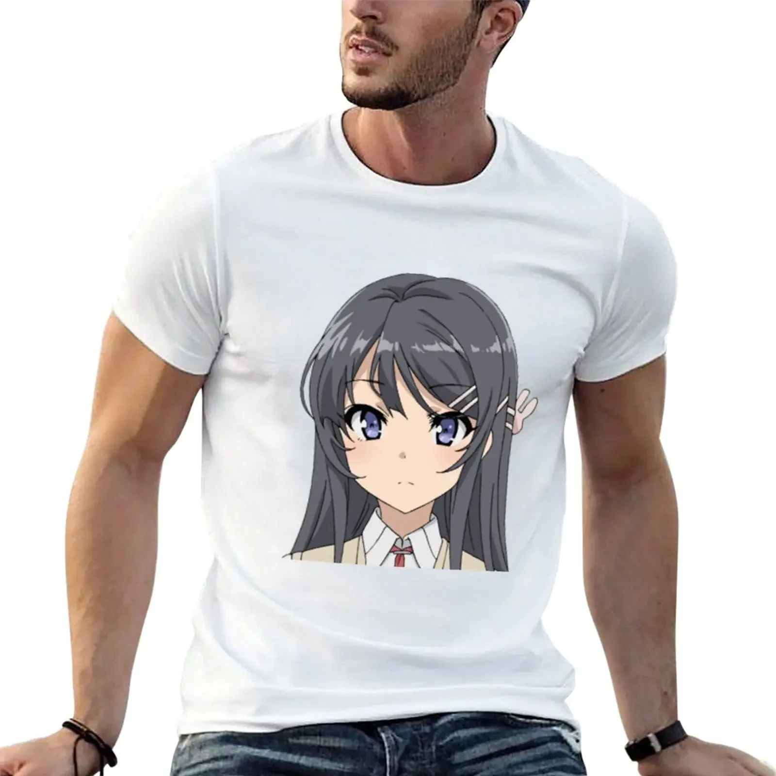 Mai Sakurajima - RASCAL DOES NOT DREAM OF BUNNY GIRL SENPAI T-Shirt cheap stuff graphic t shirt vintage mens workout shirts