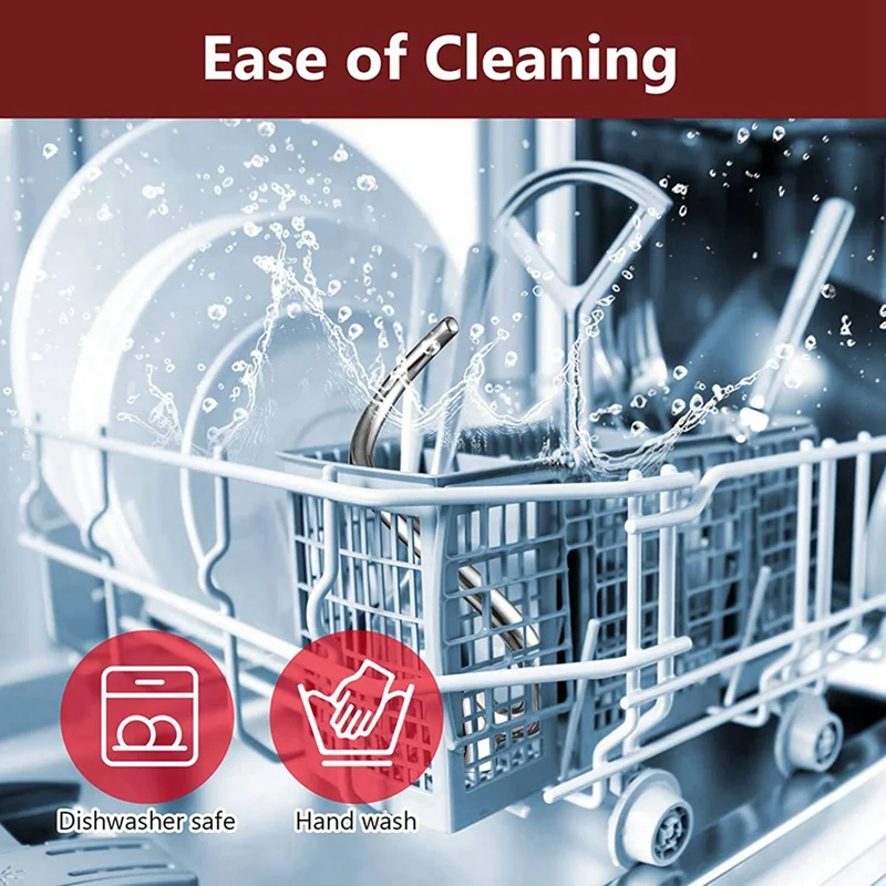 X17A 2025 NEU-2X Knethaken für Kitchenaid 5QT Lift und 6QT Standmixer, Mixer-Knetaufsatz, spülmaschinenfest