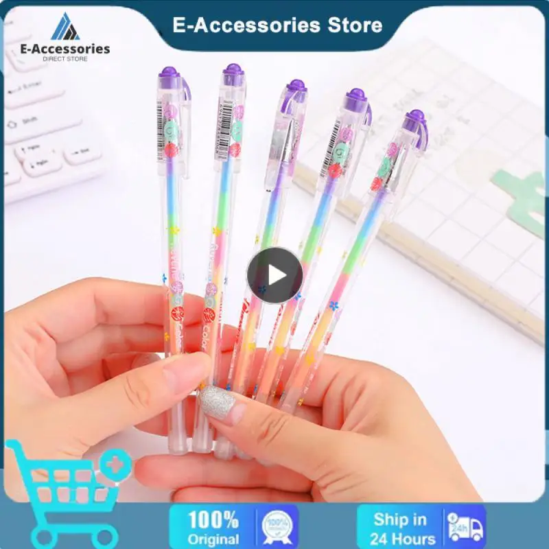 Graffiti Pen Solid Bright Colors Quick Drying Ink Not Easily Deformed Cute Design Art Supplies Gel Pen Durable Writing Fluently