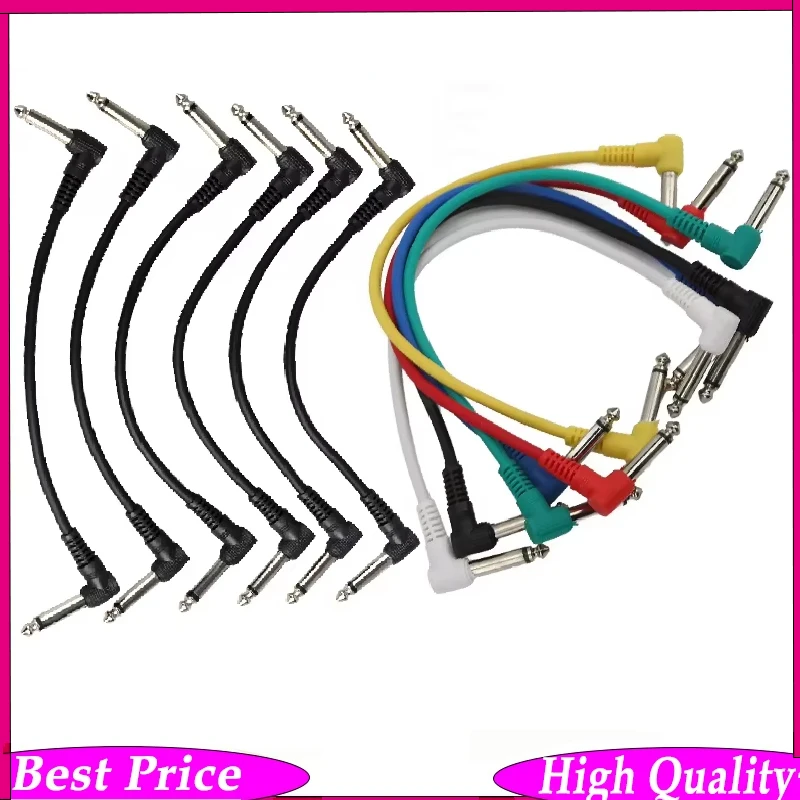 IRIN 6-Piece/Set 6.5mm Jack Audio Cable AUX Connection Line MIDI Microphone Speaker Guitar Bass - Musical Instrument Accessory