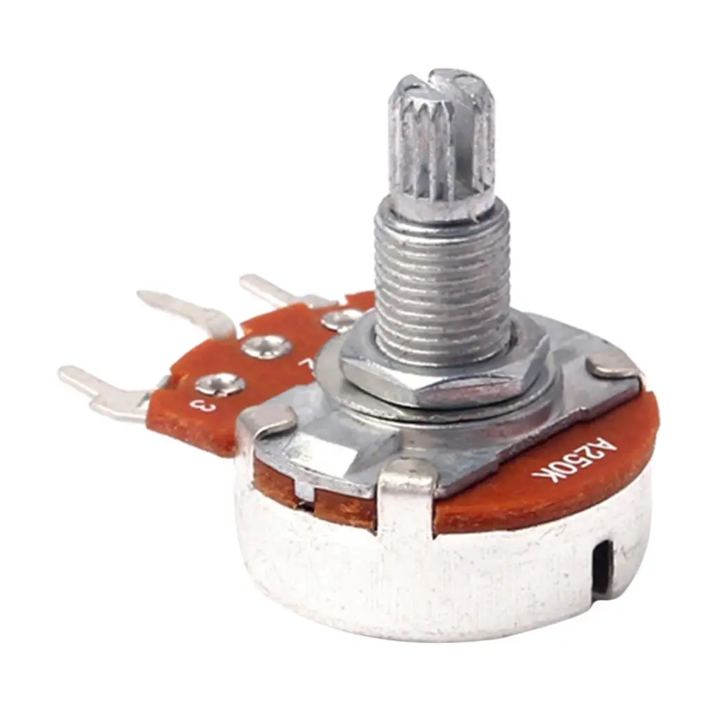 10x A Guitar Potentiometer Amp 8mm Split Shaft for Electric Guitar
