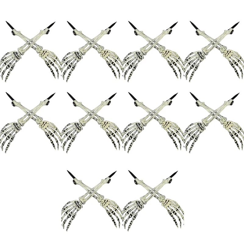 

Реалистичное украшение для рук со скелетом на Хэллоуин, 20 шт., для садового газона, кладбища