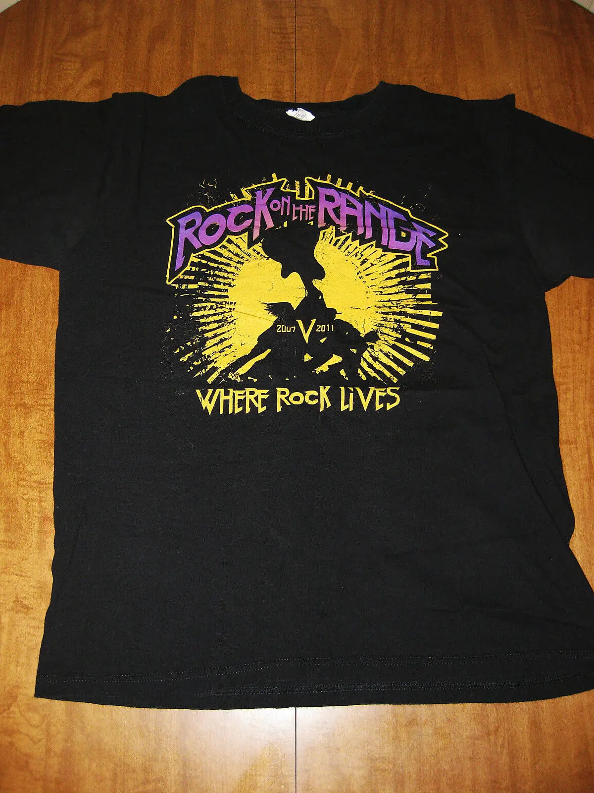 Rock On The Range Tee 2011 Med T Shirt Korn Danzig Staind Avenged Sevenfold