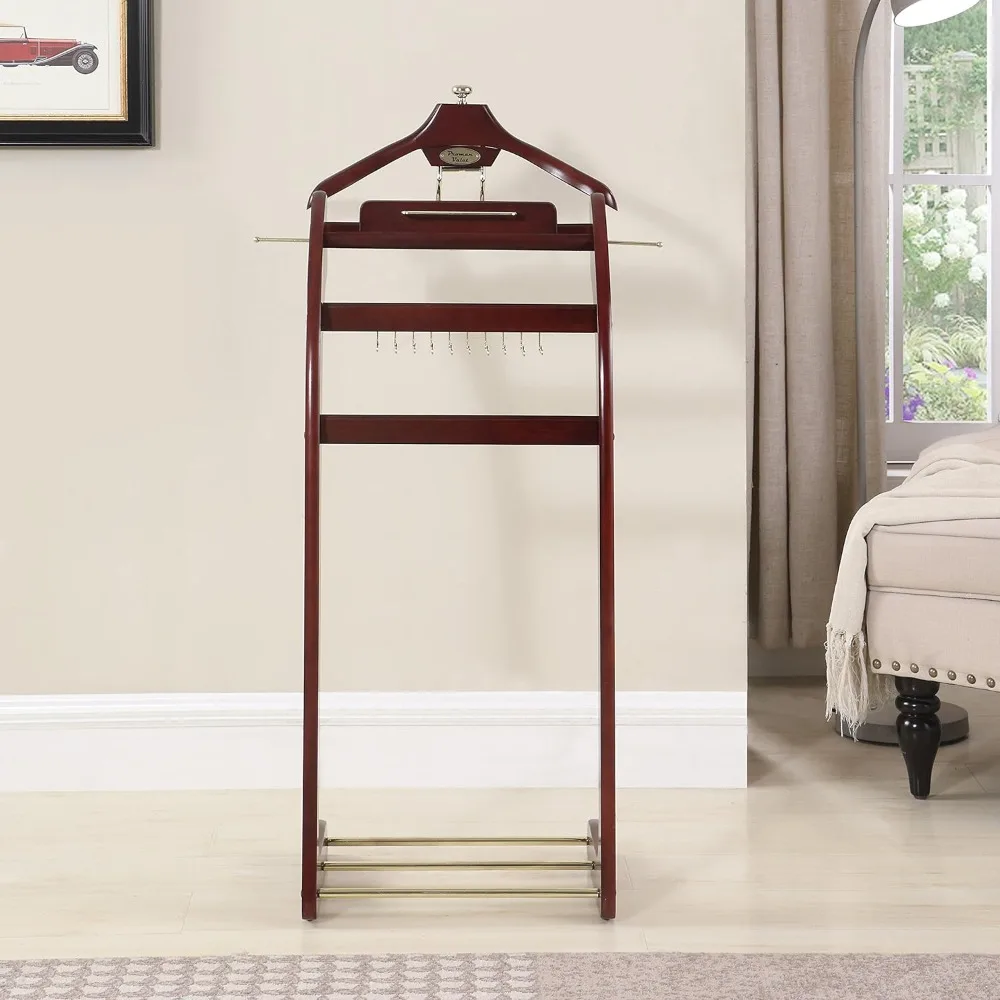 

Tie Rack Wall Coat Rack Trouser Bar Detachable Contour Hanger Signature Valet Stand freight free