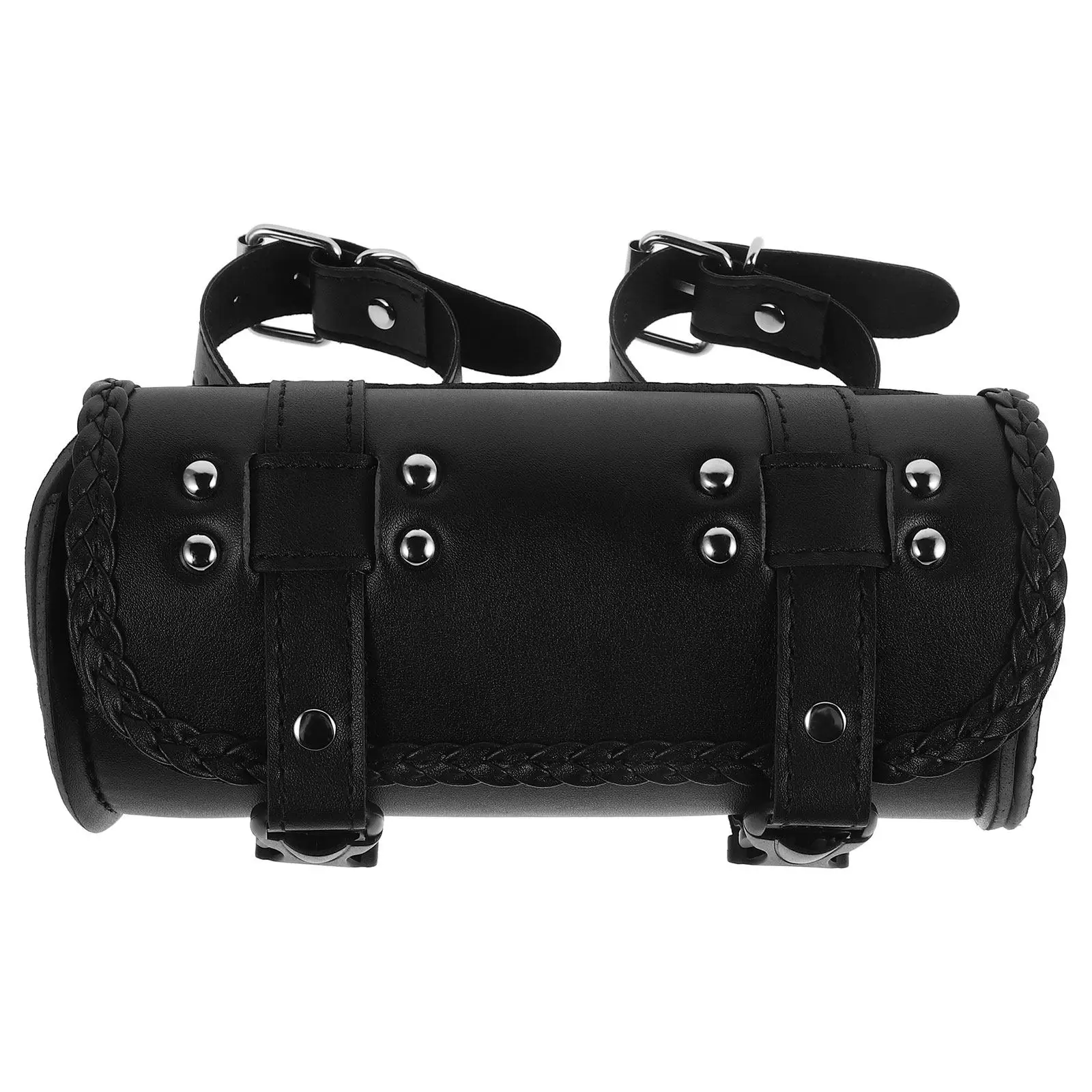 

1Set Motorcycle Tool Bag PU Handlebar Bag Multifunctional Storage Organizer for Vintage Bikes Electric Scooters Bicycles