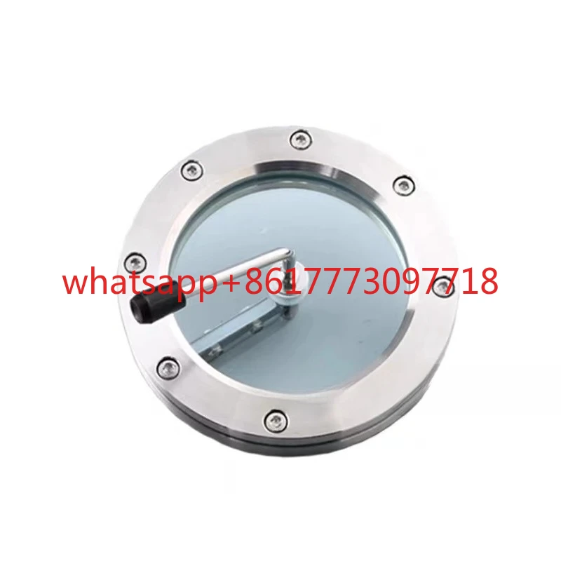304/316L flange with scraper and wiper mirror observation hole observation window