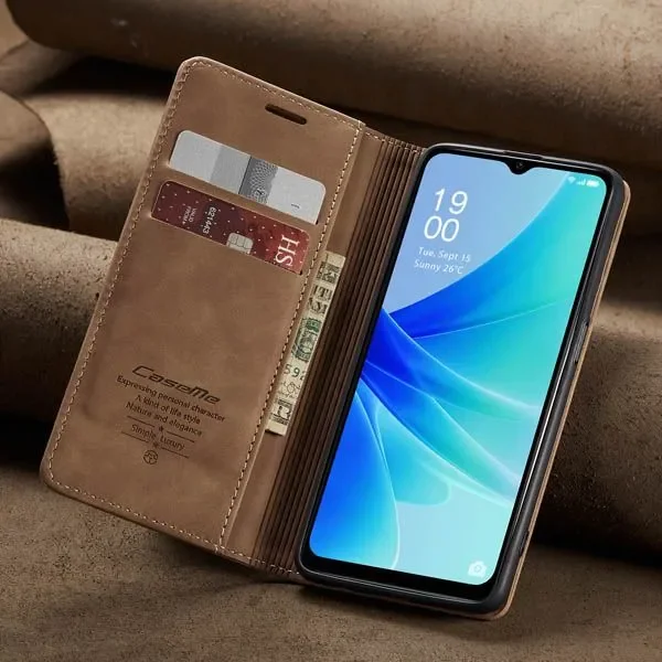 

For Oppo A57 4G Multi-card Slot Zipper High-end Leather Wallet Mobile Phone Case Protective Cover coque