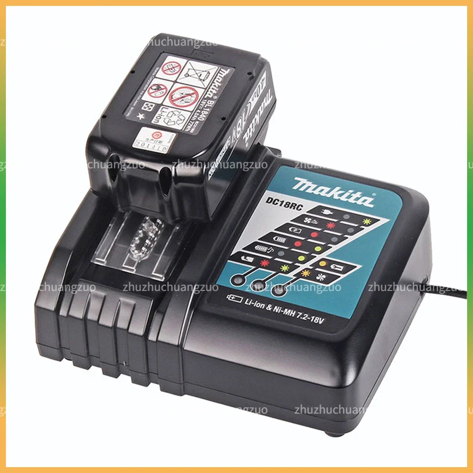 Makita Charger 14.4V 18V Original DC18RC Battery Charger Makita 5000mAh 6000mAh Bl1830 Bl1430 BL1860 BL1890 Tool Power Charger