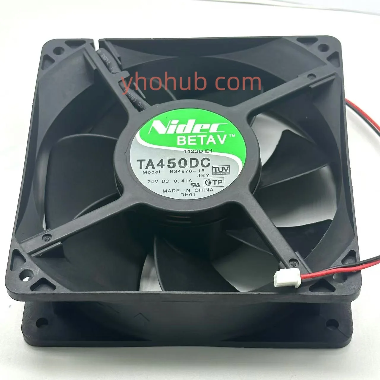 

Nidec B34978-16 DC 24V 0.41A 120x120x38mm 2-Wire Server Cooling Fan