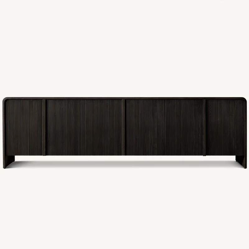 

High-end creative American TV cabinet, simple, light and luxurious, villa living room storage cabinet apartment TV cabinet