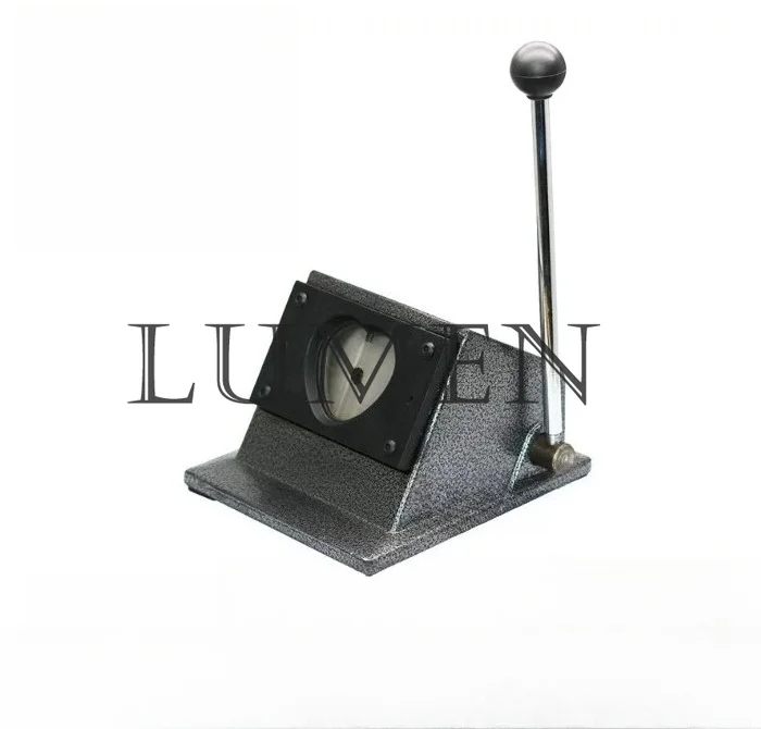 Heart Badge Machine Card Cutter Heart shaped Desktop Cutter/ Paper Cutting Size 62 * 70 mm