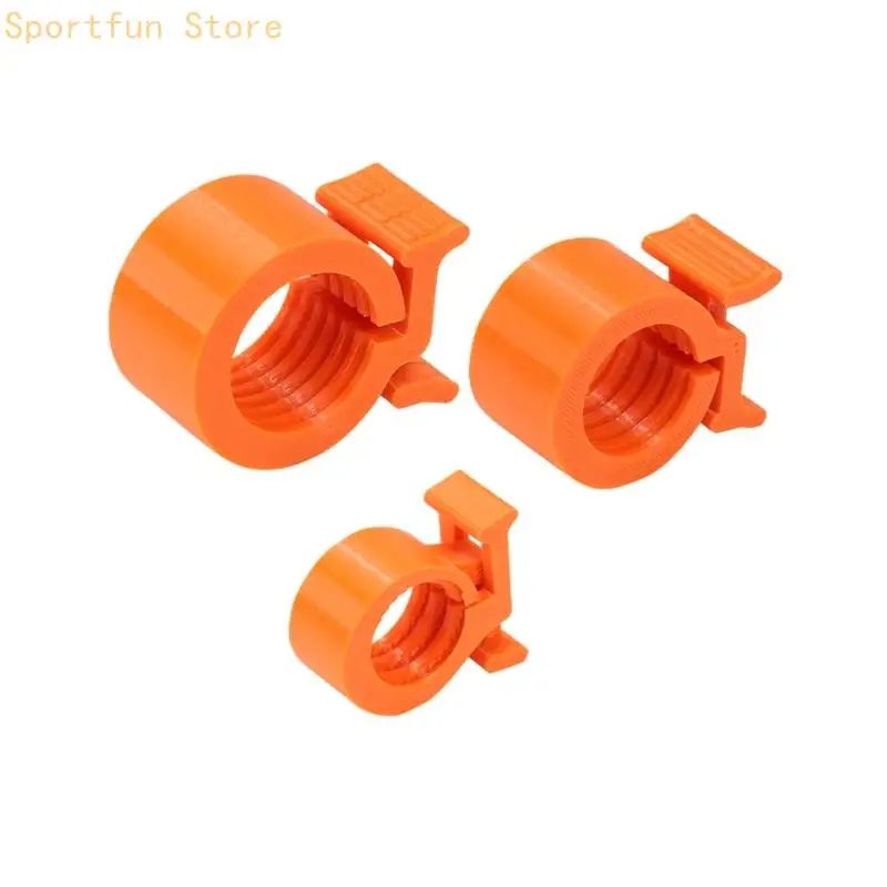 Strength Training Barbells Collars with Threaded Profile for Weight Plates X7JD