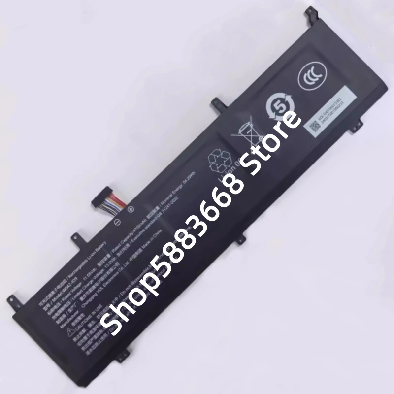 

Новый W042-ID9 WO42-ID9 11,55 В 54,29 Втч 4700 мАч 12-контактный 12-проводной аккумулятор для ноутбука WooKing X15