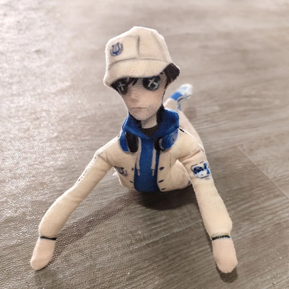 Muñeco de peluche suave mercenario: Identity V Joseph & Ripper - Figura de acción de esqueleto de alambre poseable, accesorio de cosplay