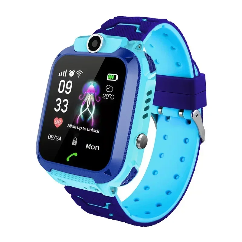 Lenov 5G Kinder-Smartwatch mit Kamera, GPS-Ortung, SIM-Karte, SOS, wasserdicht, Videoanruf-Funktion, Geschenk für Jungen und Mädchen.