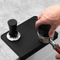 Coffee Tamper Mat Pad Anti Skid Tamper Mat Barista Coffeeware Tamping Tools Barista Espresso Tampering Holder Corner Cushion Pad