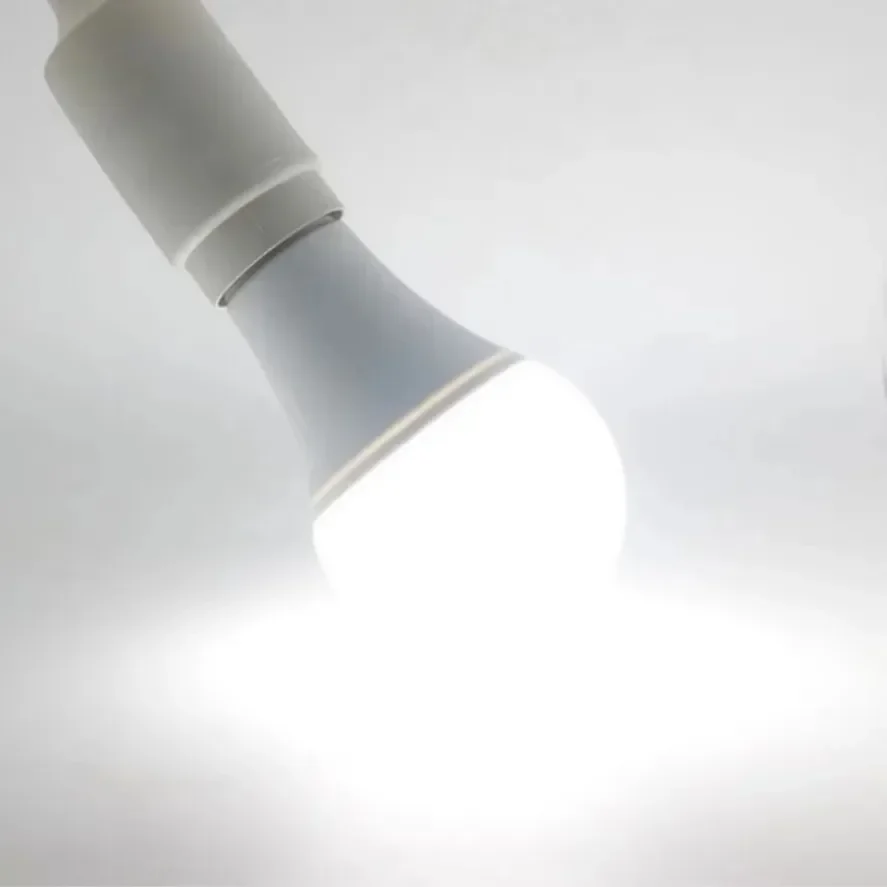 AC85V-265V E27 Light Sensor LED Bulb Dusk To Dawn Auto on/Off Lamp White Warm Light Smart Night Light for Porch Hallway Garage