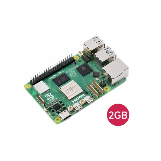 Raspberry Pi 5 Options for 2GB/4GB/8GB RAM BCM2712 processor 2.4GHz quad-core 64-bit Arm Cortex-A76 CPU