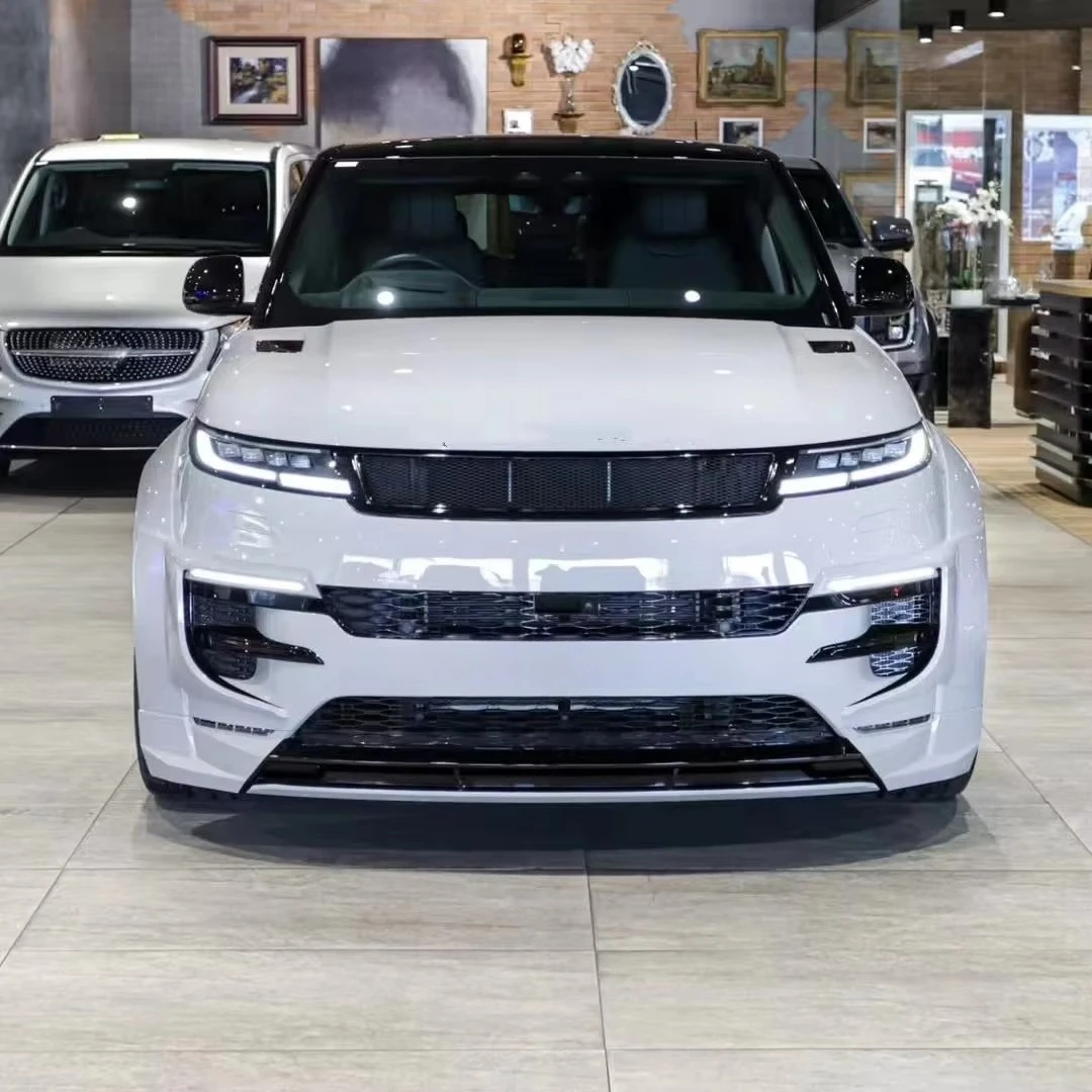 For Range Rover Sport Upgrade LM Style Carbon Fiber Body Kit Front Lip Diffuser Spoiler Wheel Arch Widebody