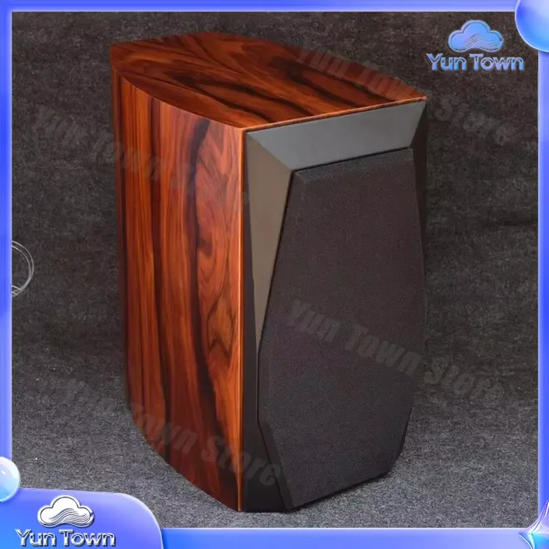 for HiFi Empty Speakers Dalbergia Cochinchinensis Veneer 6.5 inch 8 inch Bookshelf Speaker Box Shell DIY Speaker Enclosure