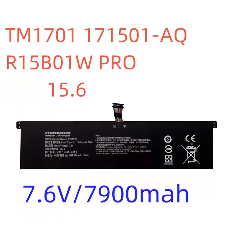 For Xiaomi Gaming Laptop Pro 15.6 Inch R15B01W 171501‑AF Replacement Notebook Battery