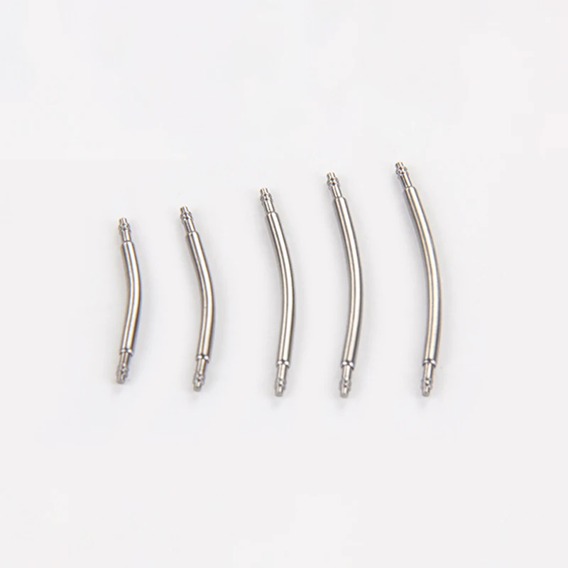 

20/50 PCS Dia 1.8mm Spring Bars Curved Strap Link Fits 18mm 20mm 22mm 24mm Watch Strap Spring Bars Watch Bracelet Repair Parts