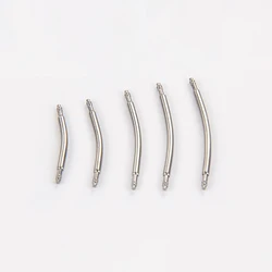 20/50 PCS Dia 1.8mm Spring Bars Curved Strap Link Fits 18mm 20mm 22mm 24mm Watch Strap Spring Bars Watch Bracelet Repair Parts