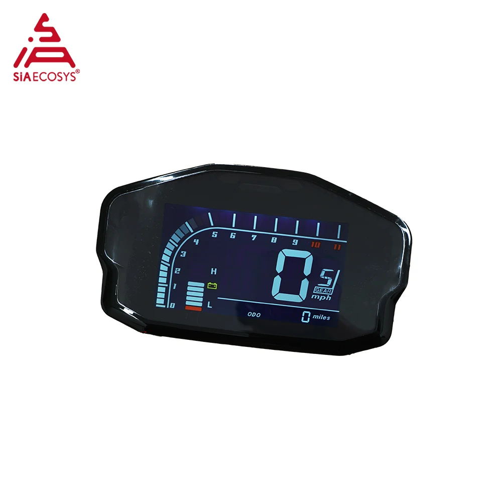 SiAECOSYS-DKD LCD-M Velocímetro, comunicação opcional para scooter elétrico e motocicleta, novo