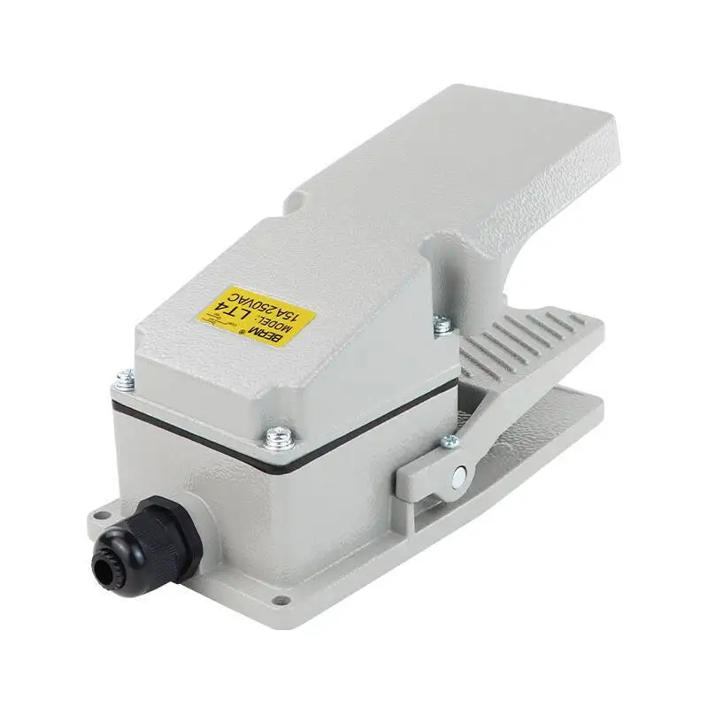 

LT4 TFS Перфоратор Ножная педаль Ножной контроллер Переключатель Аксессуары для станков Самосброс 15A 250VAC Самосброс