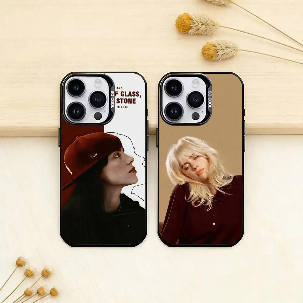 

Billie eillish Phone Case for Color Silver Shell For IPhone 17 16 15 14 13 12 11 Pro Max Plus