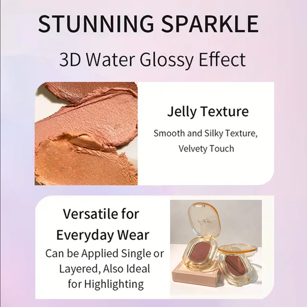 ظلال عيون فردية غير لامعة - بني لتفتيح العين وإخفاء الوجه، مقاومة للماء تدوم طويلاً، سهلة المزيج متعددة المظهر، عيد الميلاد والشتاء