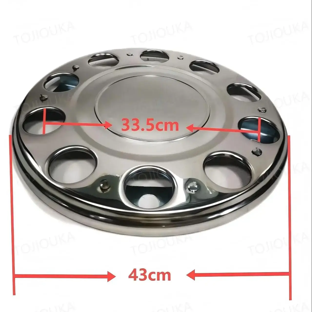 

Stainless Steel And Iron Wheel Covers For DAF Truck 1228439