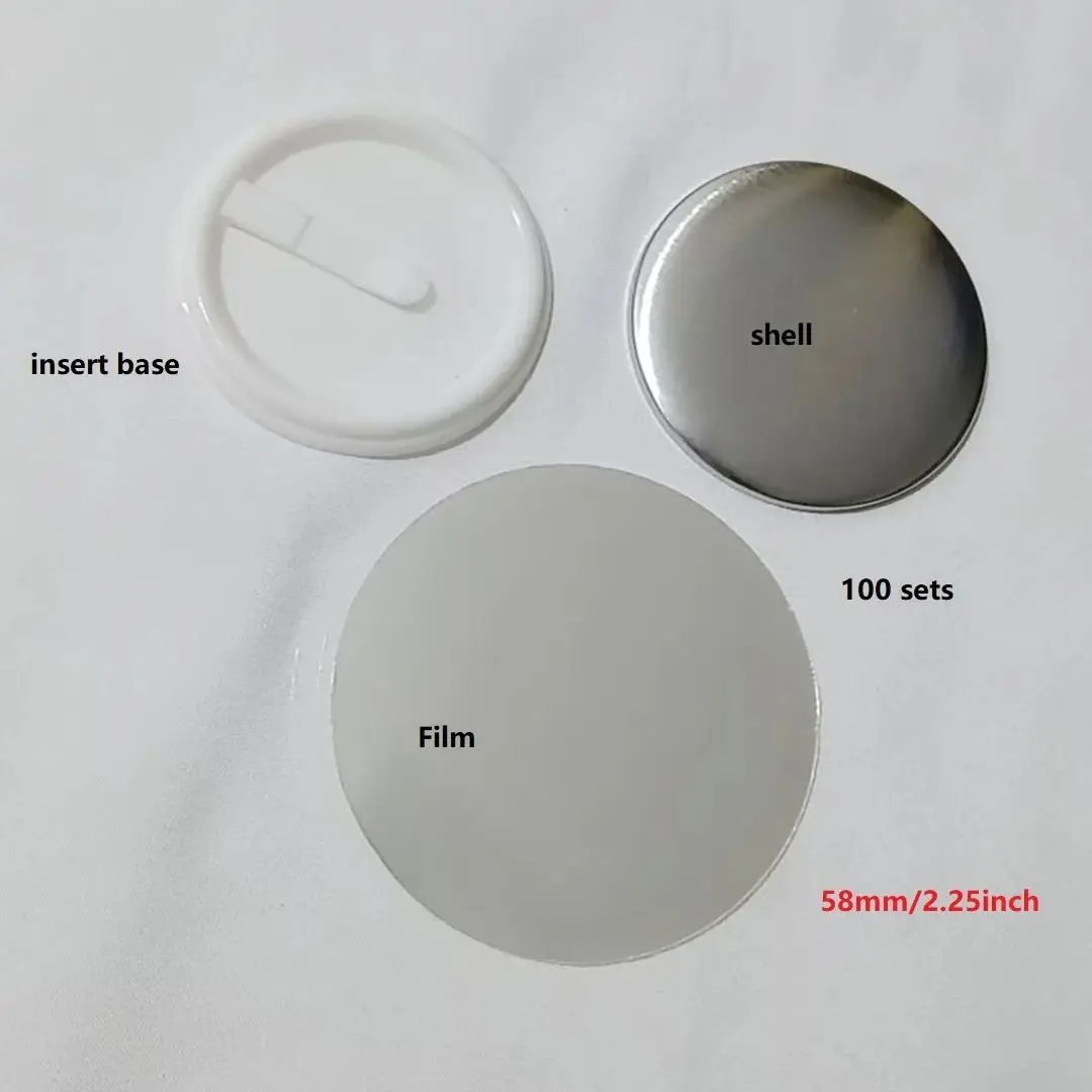 100 pezzi di badge a bottone d - Button Badge Blank recensione e prezzo